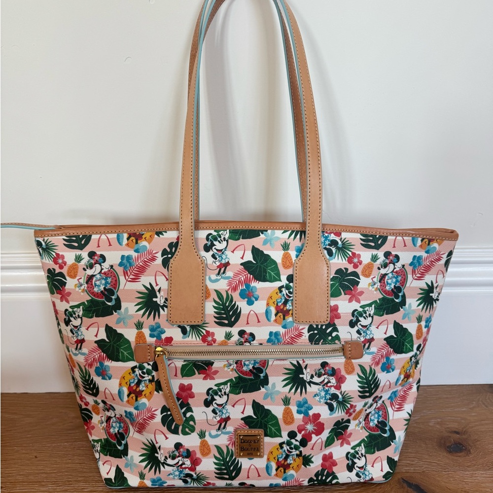 Disney Dooney & Bourke Aulani Mickey Minnie Mouse Tote Hawaii Tropical 2022 Bag